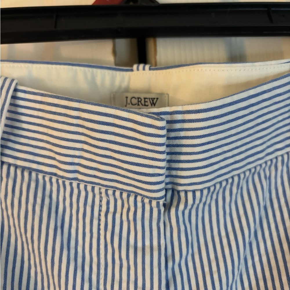 J. Crew Blue and White Striped Trousers - Picture 4 of 5